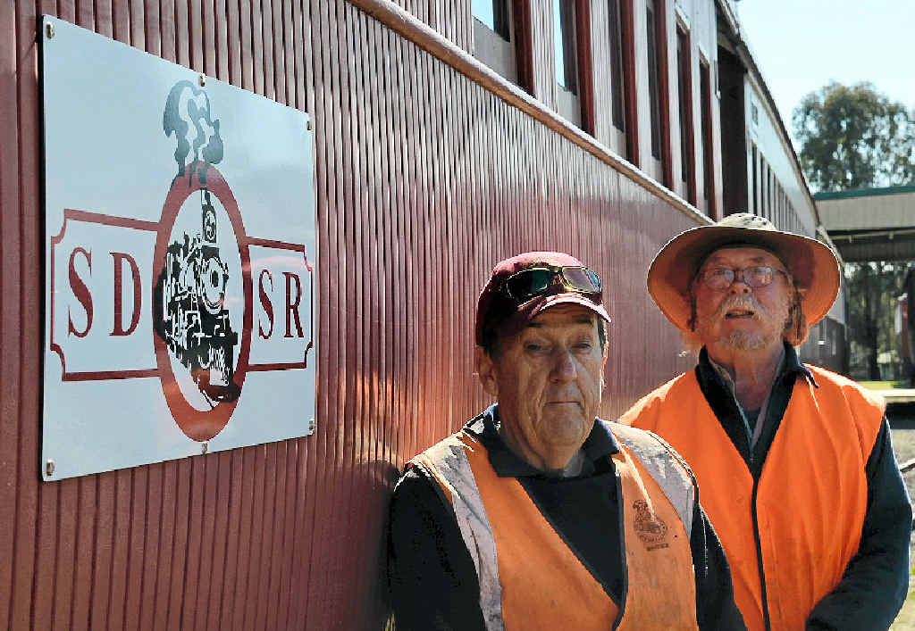 HIT BY VANDALS: Southern Downs Steam Railway copped another low blow when they were broken into for the third time in six weeks.